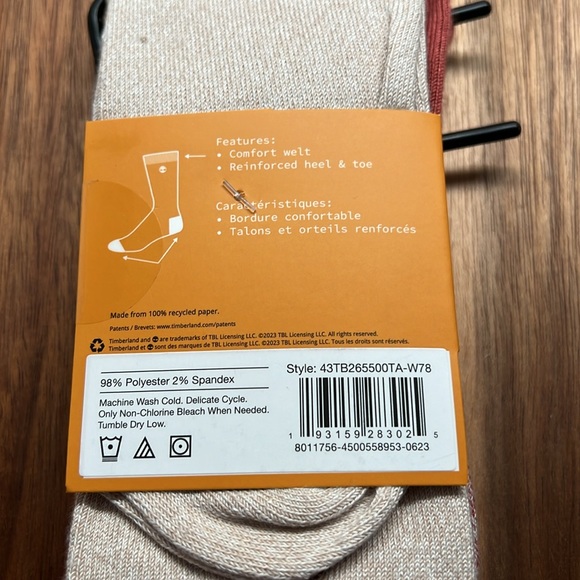 NEW Timberland Women’s Super Soft Crew Socks 3pk - Picture 4 of 7